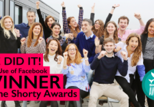 Agency:2 Best use of Facebook at the global Shorty Awards Agency:2 Best use of Facebook at the global Shorty Awards